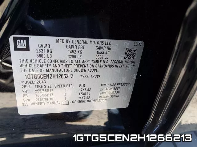 1GTG5CEN2H1266213 фото 2