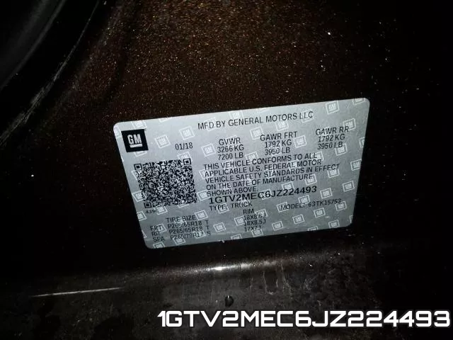 1GTV2MEC6JZ224493 фото 2