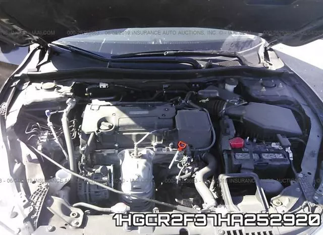 1HGCR2F37HA252920 фото 2