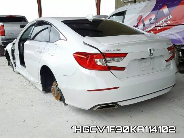 1HGCV1F30KA114102 фото 4