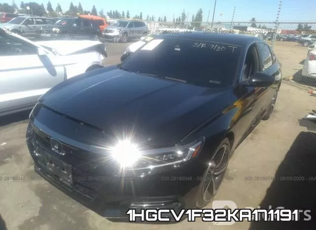 1HGCV1F32KA171191 фото 3