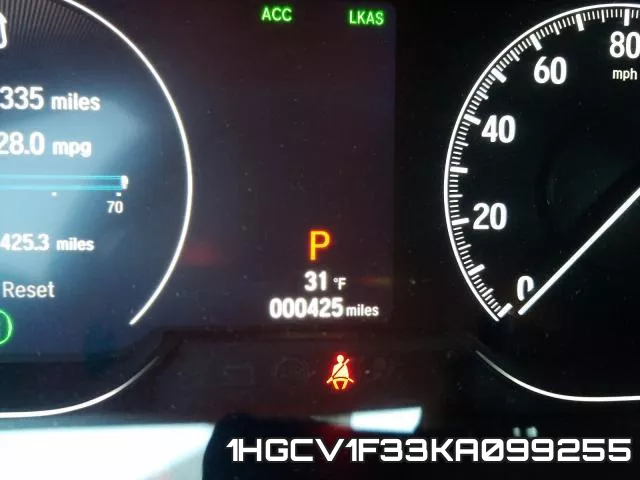 1HGCV1F33KA099255 фото 9