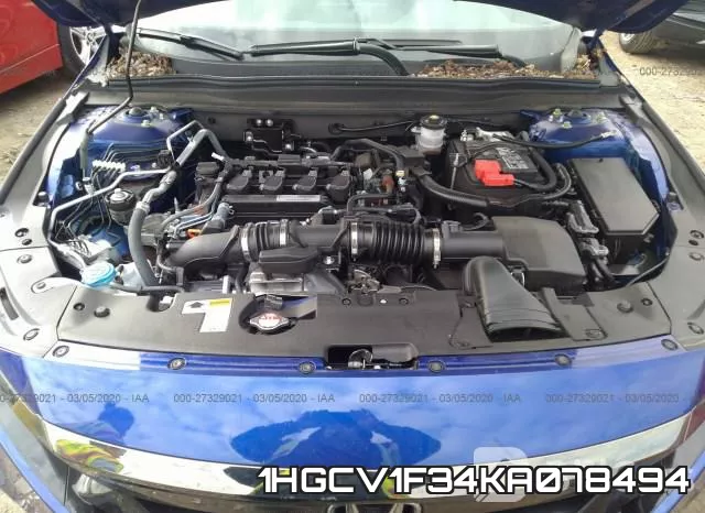 1HGCV1F34KA078494 фото 2
