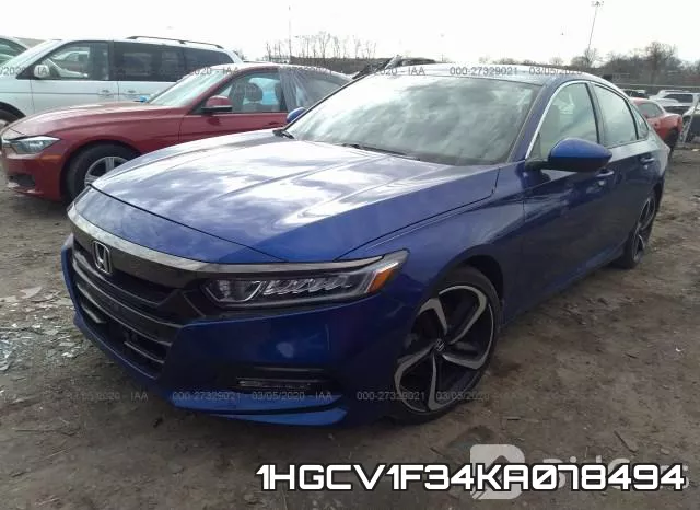 1HGCV1F34KA078494 фото 3