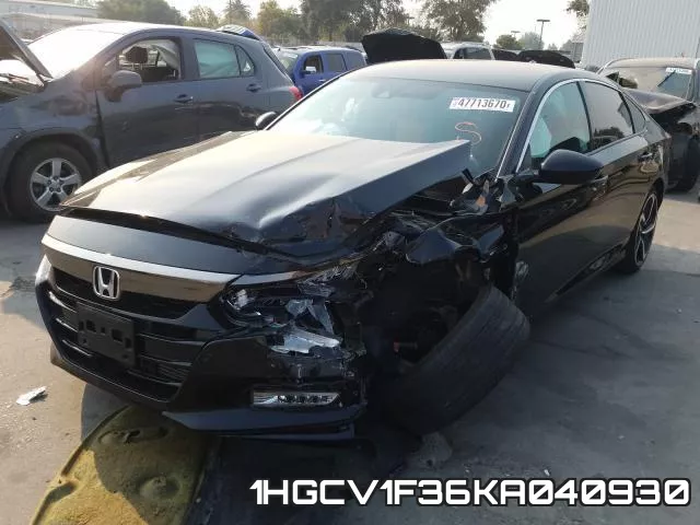 1HGCV1F36KA040930 фото 3