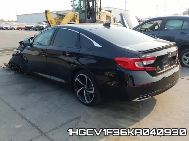 1HGCV1F36KA040930 фото 4