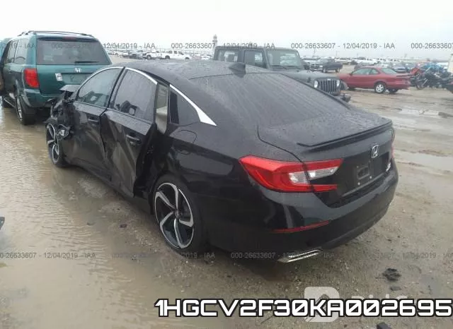 1HGCV2F30KA002695 фото 4