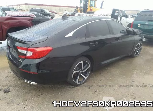 1HGCV2F30KA002695 фото 5