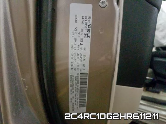 2C4RC1DG2HR611211 фото 2