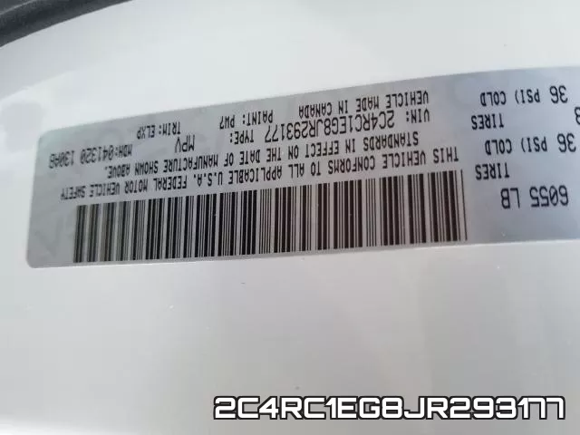 2C4RC1EG8JR293177 фото 2