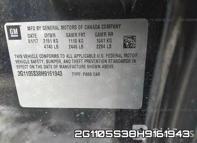 2G1105S38H9161943 фото 10