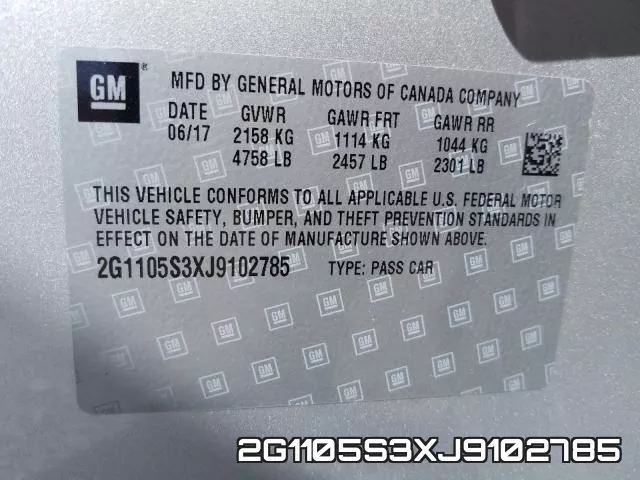 2G1105S3XJ9102785 фото 2