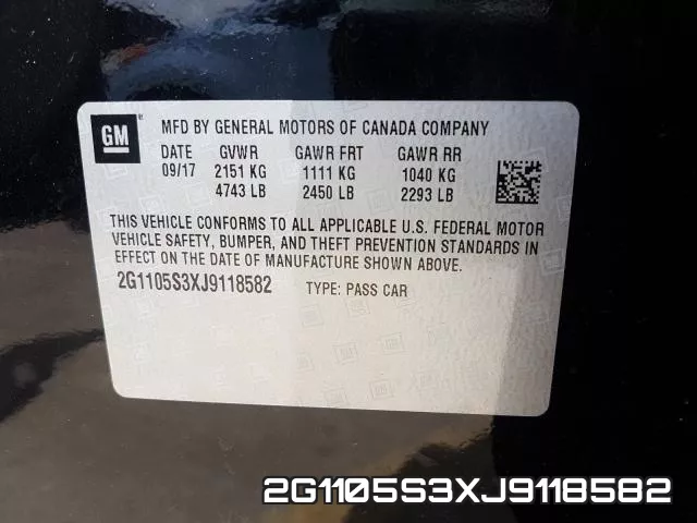 2G1105S3XJ9118582 фото 2