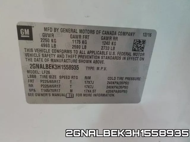 2GNALBEK3H1558935 фото 2