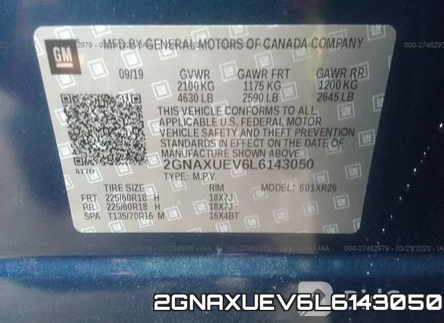 2GNAXUEV6L6143050 фото 10