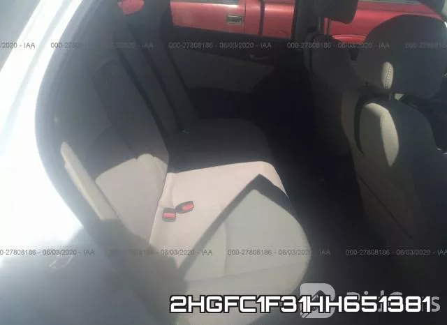 2HGFC1F31HH651381 фото 9
