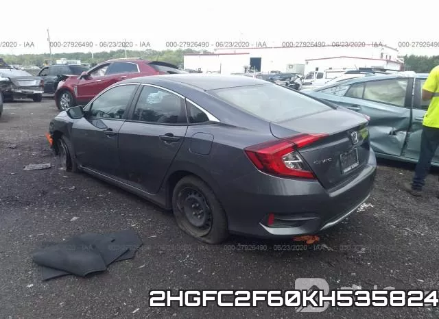 2HGFC2F60KH535824 фото 4