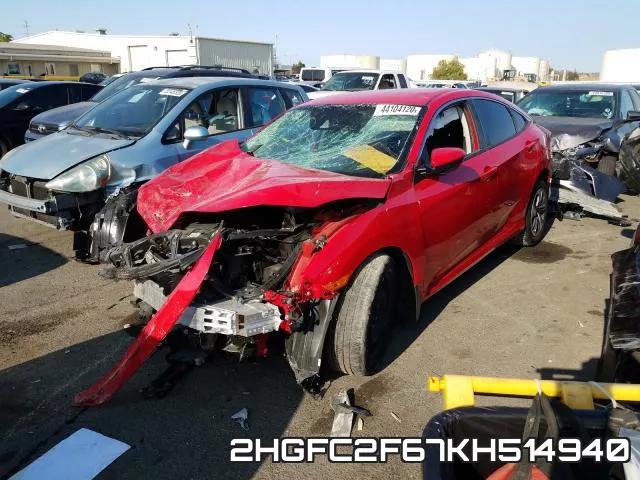 2HGFC2F67KH514940 фото 3