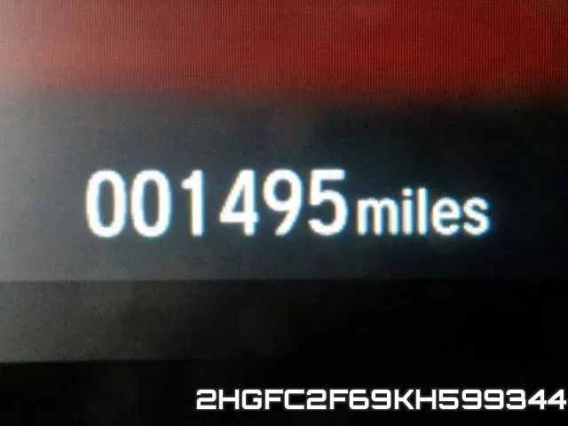 2HGFC2F69KH599344 фото 9