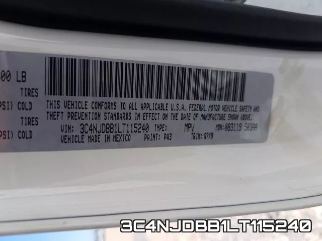 3C4NJDBB1LT115240 фото 2
