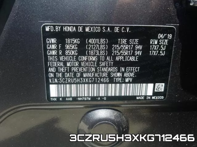 3CZRU5H3XKG712466 фото 2