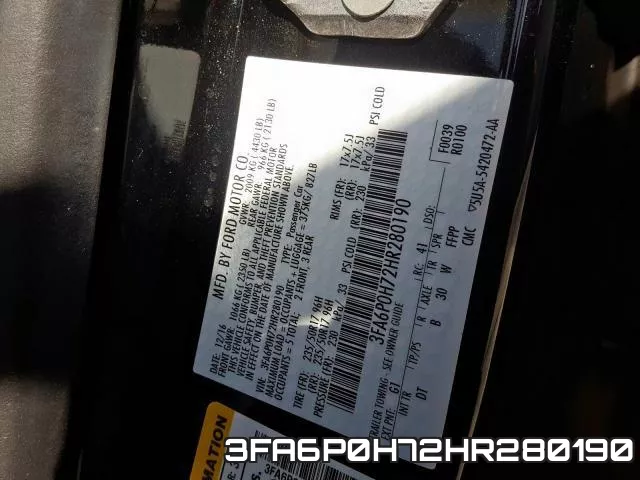 3FA6P0H72HR280190 фото 2