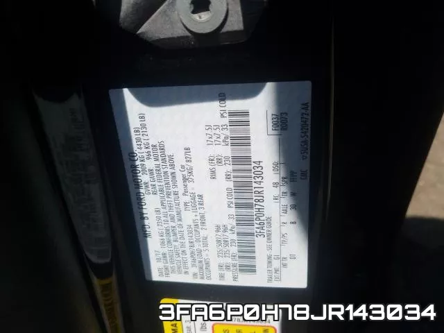 3FA6P0H78JR143034 фото 2
