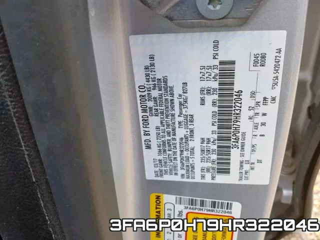 3FA6P0H79HR322046 фото 2