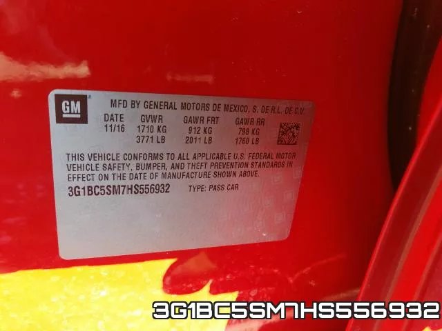 3G1BC5SM7HS556932 фото 2