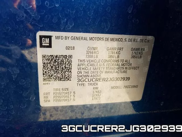3GCUCRER2JG302939 фото 2