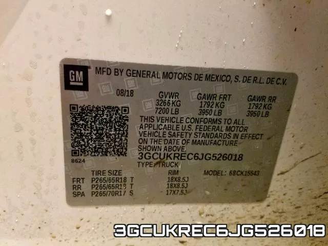 3GCUKREC6JG526018 фото 2
