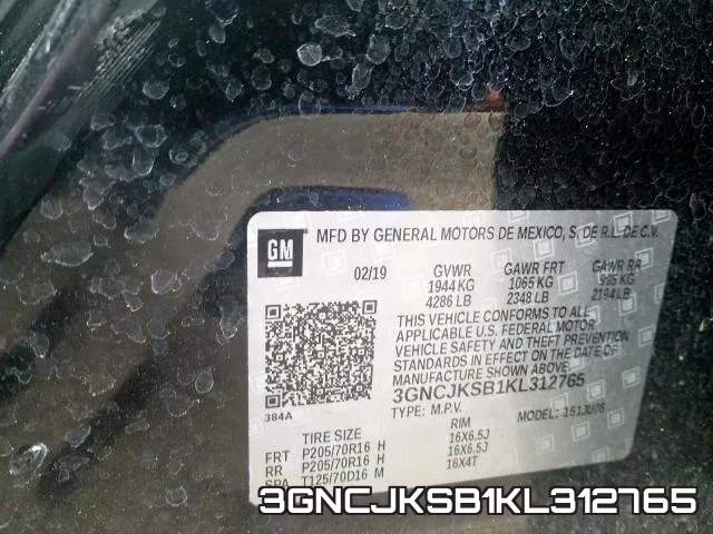 3GNCJKSB1KL312765 фото 2