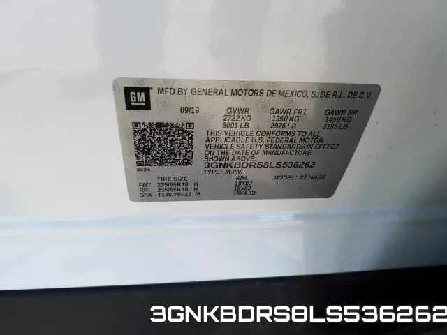 3GNKBDRS8LS536262 фото 2