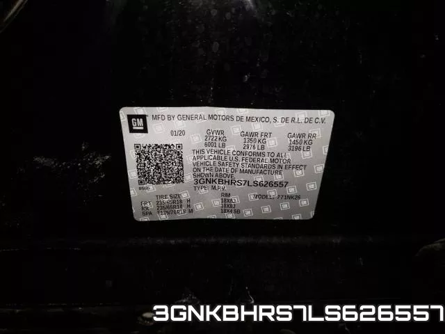 3GNKBHRS7LS626557 фото 2