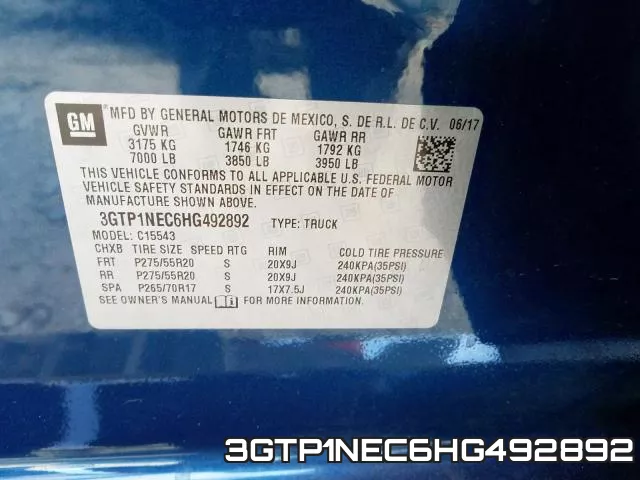 3GTP1NEC6HG492892 фото 2
