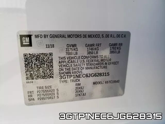 3GTP1NEC6JG628315 фото 2