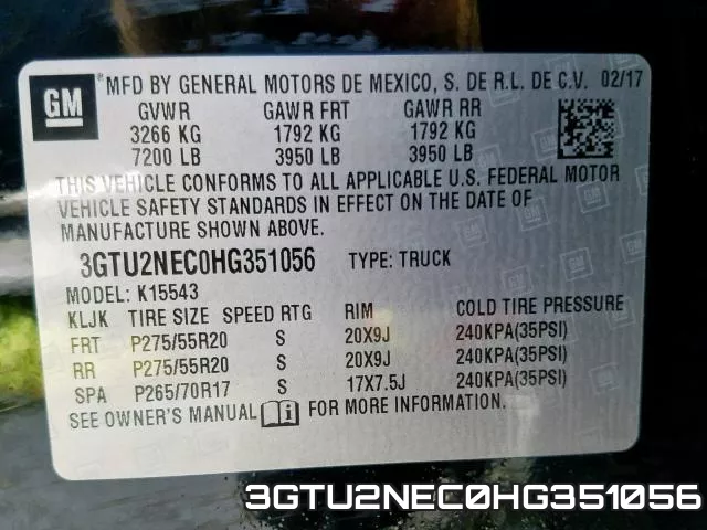 3GTU2NEC0HG351056 фото 2