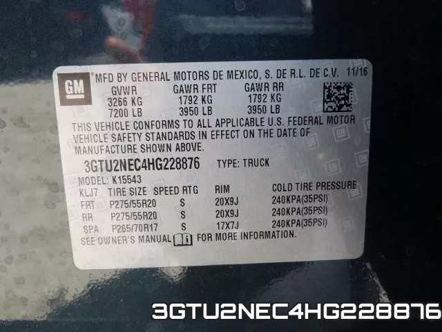 3GTU2NEC4HG228876 фото 2