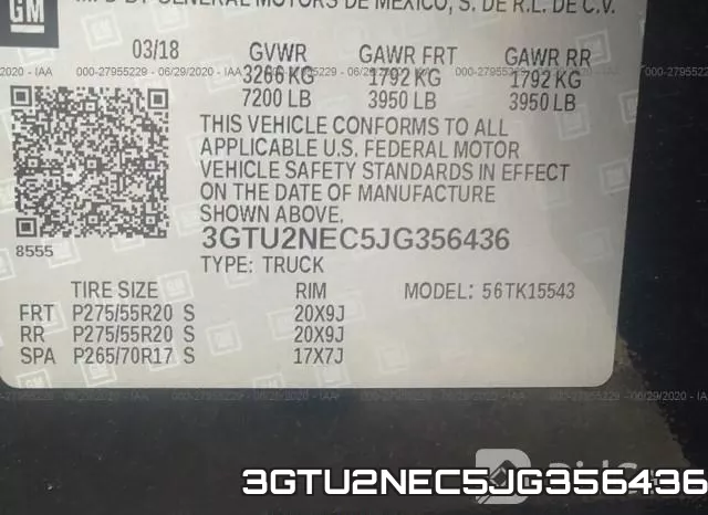 3GTU2NEC5JG356436 фото 10