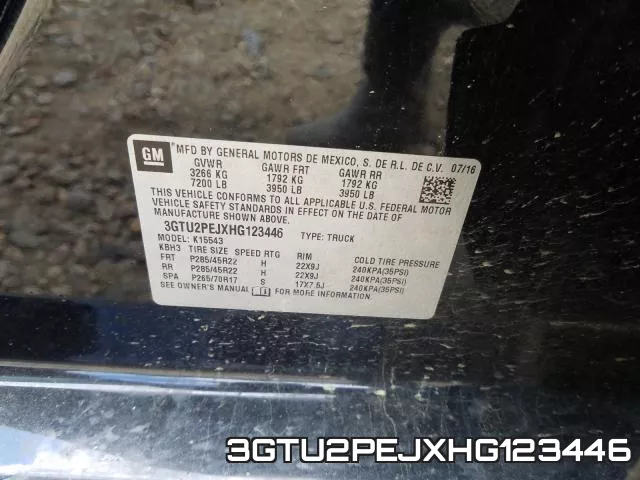 3GTU2PEJXHG123446 фото 2