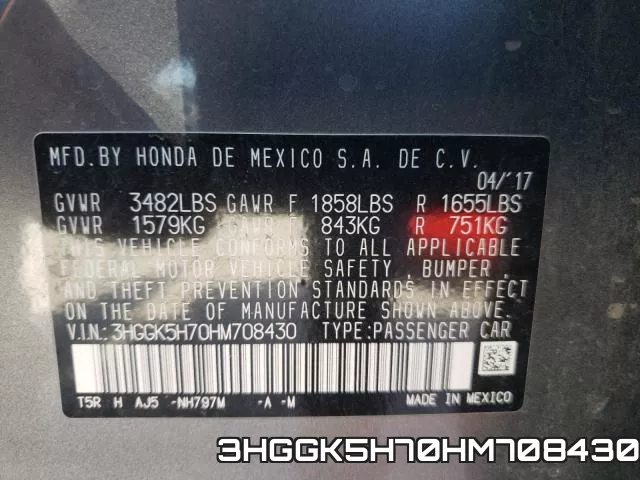 3HGGK5H70HM708430 фото 2
