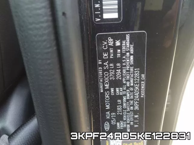 3KPF24AD5KE122831 фото 2