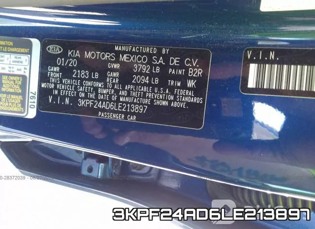 3KPF24AD6LE213897 фото 10