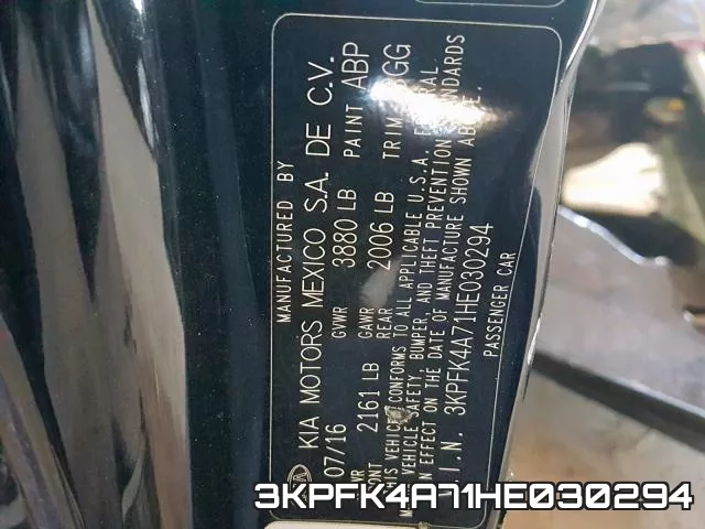 3KPFK4A71HE030294 фото 2