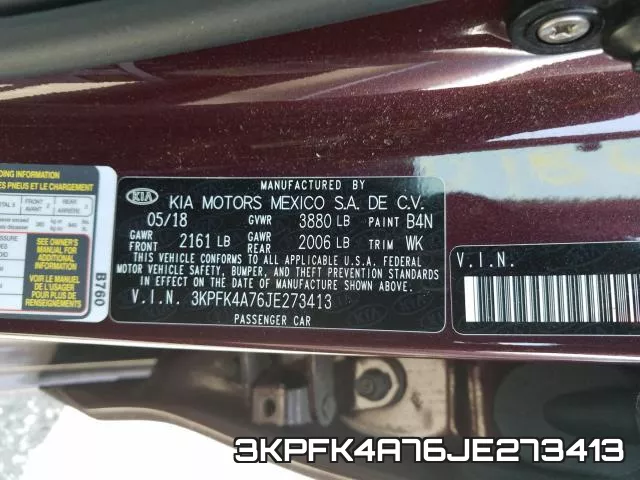 3KPFK4A76JE273413 фото 2
