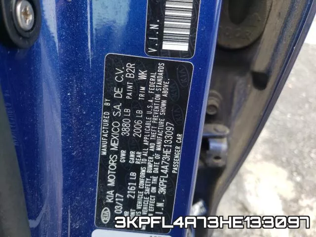 3KPFL4A73HE133097 фото 2