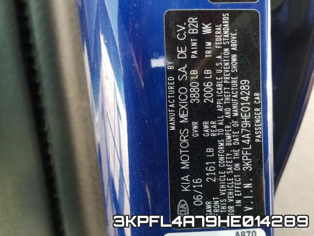 3KPFL4A79HE014289 фото 2