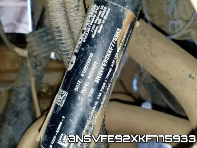 3NSVFE92XKF775933 фото 2
