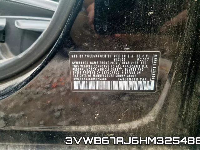 3VWB67AJ6HM325488 фото 2