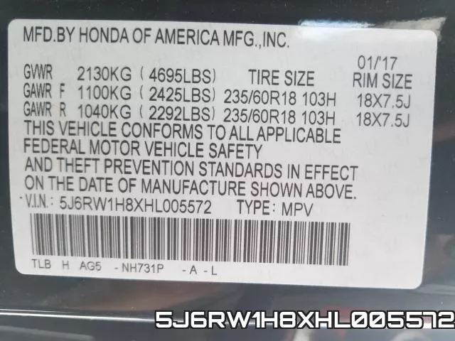 5J6RW1H8XHL005572 фото 2